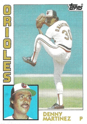 #631 Denny Martinez - Baltimore Orioles - 1984 Topps Baseball