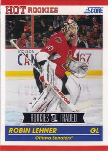 #631 Robin Lehner - Ottawa Senators - 2010-11 Score Hockey
