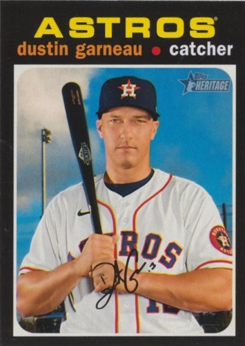 #632 Dustin Garneau - Houston Astros - 2020 Topps Heritage Baseball