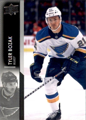 #632 Tyler Bozak - St. Louis Blues - 2021-22 Upper Deck Hockey