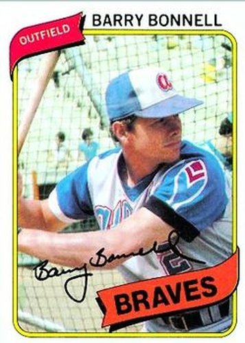 #632 Barry Bonnell - Atlanta Braves - 1980 Topps Baseball