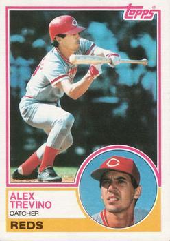 #632 Alex Trevino - Cincinnati Reds - 1983 Topps Baseball