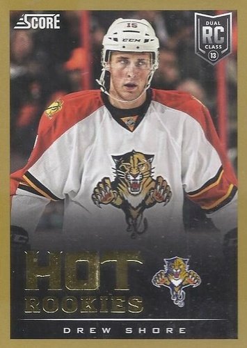 #633 Drew Shore - Florida Panthers - 2013-14 Score - Gold Hockey