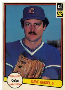 #633 Dave Geisel - Chicago Cubs - 1982 Donruss Baseball