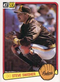 #633 Steve Swisher - San Diego Padres - 1983 Donruss Baseball