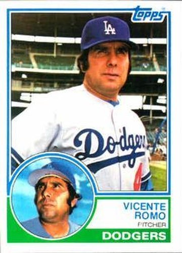 #633 Vicente Romo - Los Angeles Dodgers - 1983 Topps Baseball