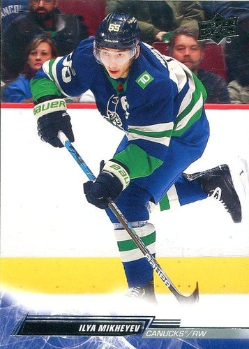#635 Ilya Mikheyev - Vancouver Canucks - 2022-23 Upper Deck Hockey