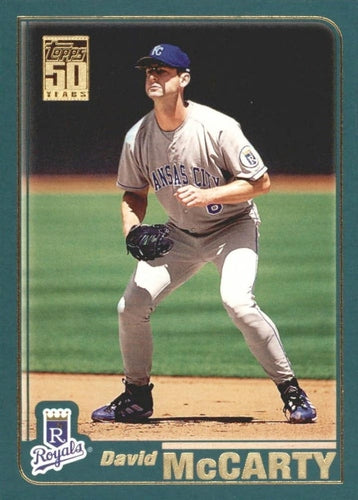 #635 David McCarty - Kansas City Royals - 2001 Topps Baseball