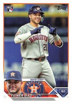 #635 Yainer Díaz - Houston Astros - 2023 Topps Baseball