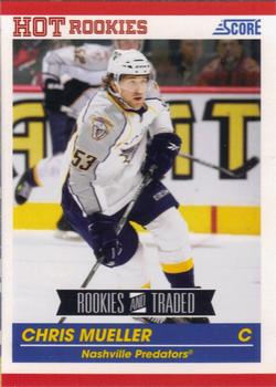 #635 Chris Mueller - Nashville Predators - 2010-11 Score Hockey