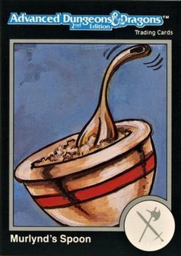 #635 Murlynd's Spoon - 1991 TSR Advanced Dungeons & Dragons - Silver