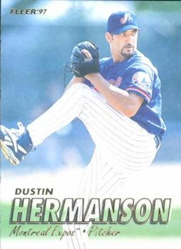 #635 Dustin Hermanson - Montreal Expos - 1997 Fleer Baseball