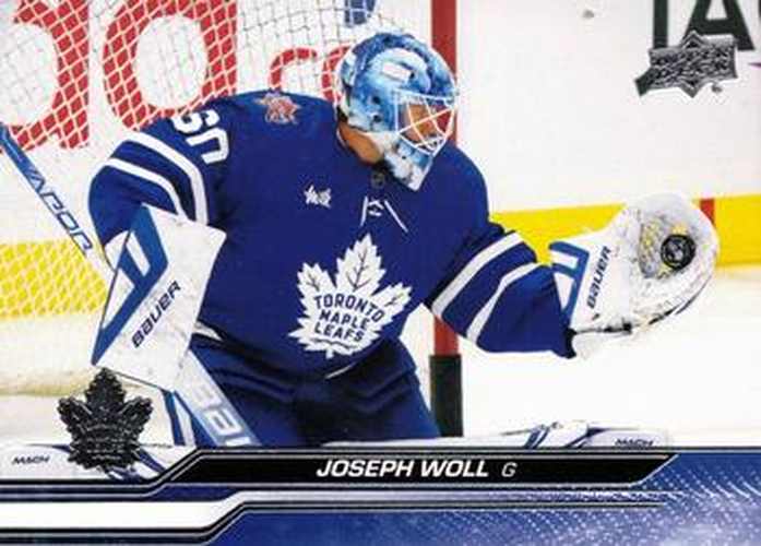 #636 Joseph Woll - Toronto Maple Leafs -2023-24 Upper Deck Hockey