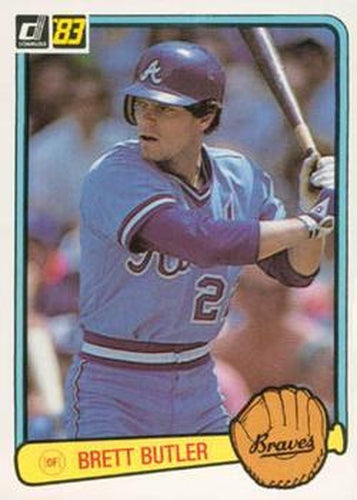 #636 Brett Butler - Atlanta Braves - 1983 Donruss Baseball