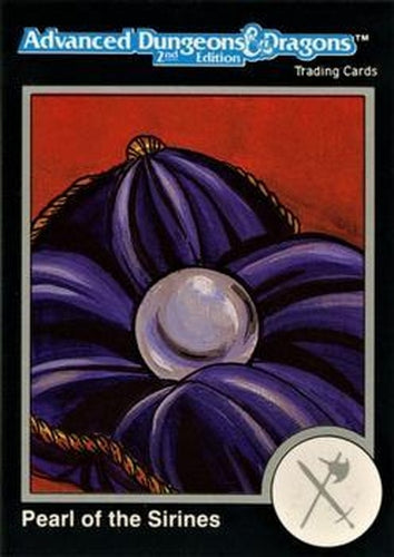 #636 Pearl of the Sirines - 1991 TSR Advanced Dungeons & Dragons - Silver
