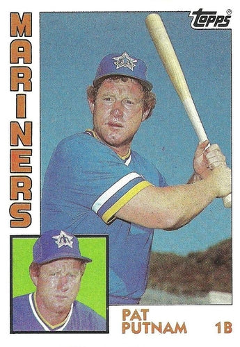 #636 Pat Putnam - Seattle Mariners - 1984 Topps Baseball