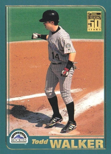 #637 Todd Walker - Colorado Rockies - 2001 Topps Baseball