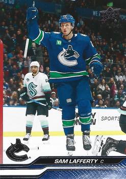 #637 Sam Lafferty - Vancouver Canucks -2023-24 Upper Deck Hockey