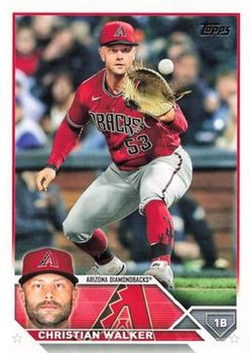 #639 Christian Walker - Arizona Diamondbacks - 2023 Topps Baseball