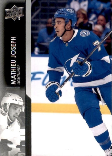#639 Mathieu Joseph - Tampa Bay Lightning - 2021-22 Upper Deck Hockey