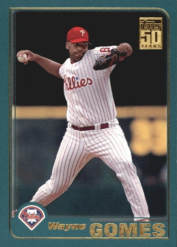 #639 Wayne Gomes - Philadelphia Phillies - 2001 Topps Baseball