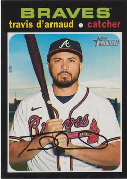 #639 Travis d'Arnaud - Atlanta Braves - 2020 Topps Heritage Baseball