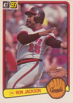 #639b Ron Jackson - California Angels - 1983 Donruss Baseball