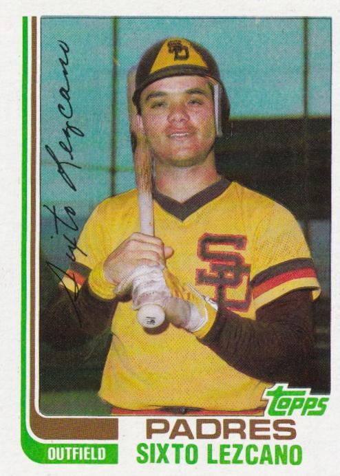 #63T Sixto Lezcano - San Diego Padres - 1982 Topps Traded Baseball