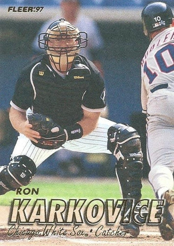 #63 Ron Karkovice - Chicago White Sox - 1997 Fleer Baseball