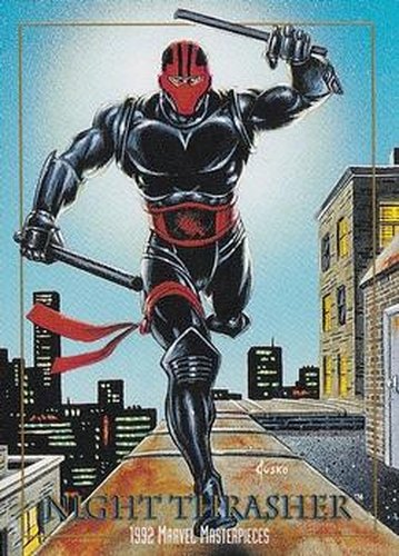#63 Night Thrasher - 1992 SkyBox Marvel Masterpieces