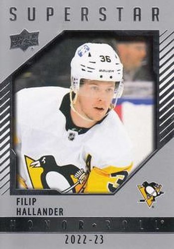 #HR63 Filip Hallander - Pittsburgh Penguins - 2022-23 Upper Deck - Honor Roll Hockey