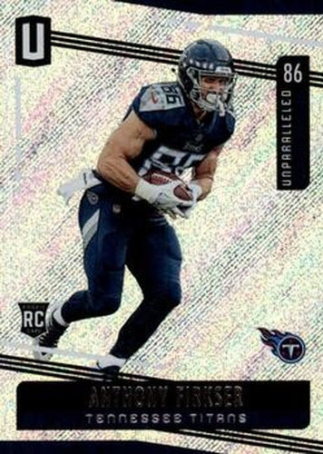#63 Anthony Firkser - Tennessee Titans - 2019 Panini Unparalleled Football