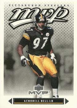 #63 Kendrell Bell - Pittsburgh Steelers - 2003 Upper Deck MVP Football