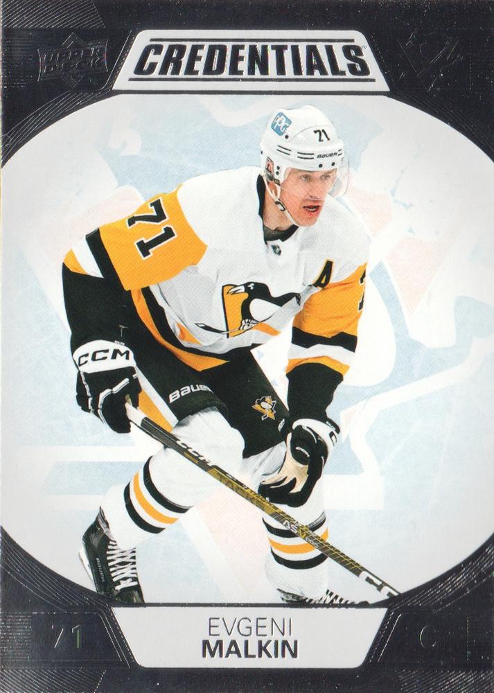 #63 Evgeni Malkin - Pittsburgh Penguins - 2022-23 Upper Deck Credentials Hockey