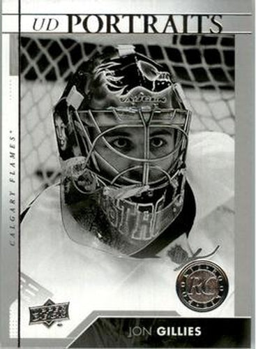 #P-63 Jon Gillies - Calgary Flames - 2017-18 Upper Deck - UD Portraits Hockey