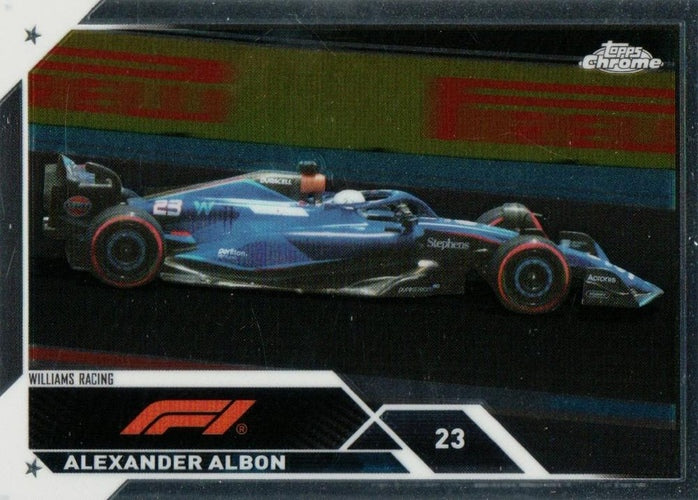#63 Alexander Albon - Williams Racing - 2023 Topps Chrome Formula 1 Racing