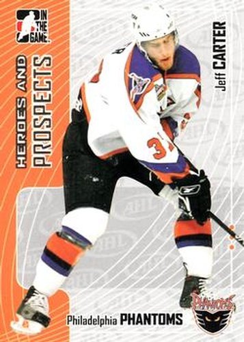 #63 Jeff Carter - Philadelphia Phantoms - 2005-06 In The Game Heroes and Prospects Hockey