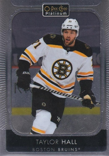 #63 Taylor Hall - Boston Bruins - 2021-22 O-Pee-Chee Platinum Hockey