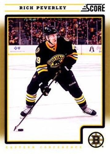 #63 Rich Peverley - Boston Bruins - 2012-13 Score - Gold Rush Hockey