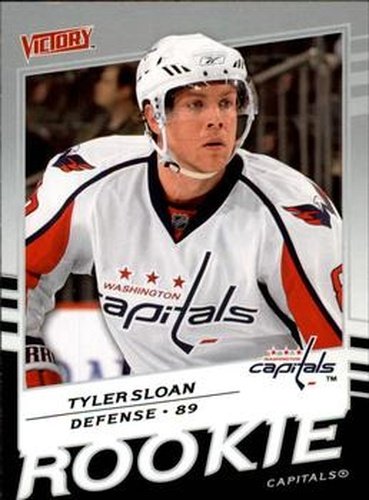 #313 Tyler Sloan - Washington Capitals - 2008-09 Upper Deck Victory Hockey