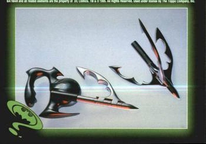 #63 Batgrapples - 1995 Topps Batman Forever Stickers