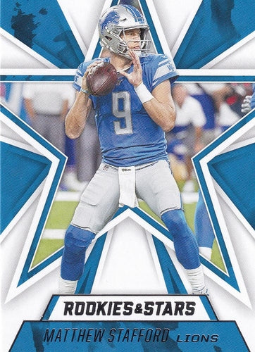#63 Matthew Stafford - Detroit Lions - 2020 Panini Rookies & Stars Football