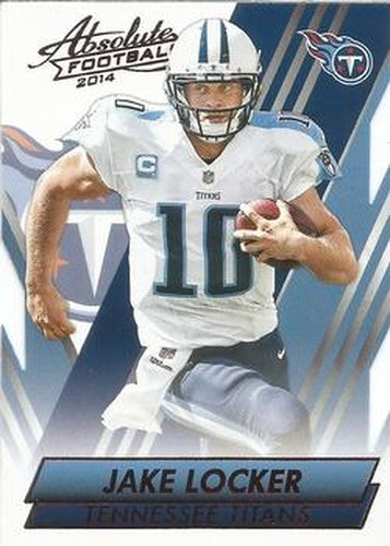 #63 Jake Locker - Tennessee Titans - 2014 Panini Absolute - Red Football