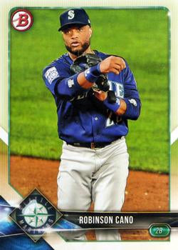 #63 Robinson Cano - Seattle Mariners - 2018 Bowman Baseball