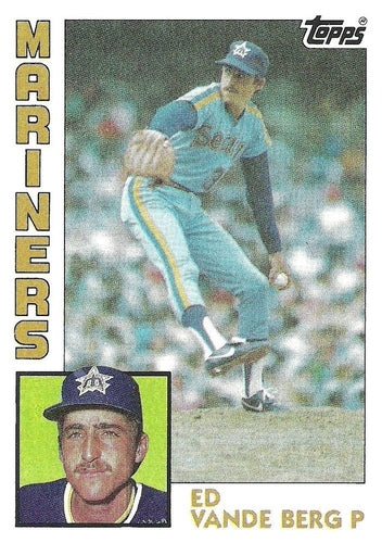 #63 Ed Vande Berg - Seattle Mariners - 1984 Topps Baseball