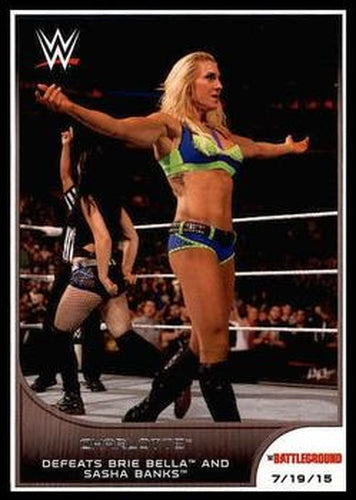 #63 Charlotte - 2016 Topps WWE Road to Wrestlemania Wrestling