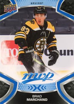 #63 Brad Marchand - Boston Bruins - 2021-22 Upper Deck MVP - Blue Hockey