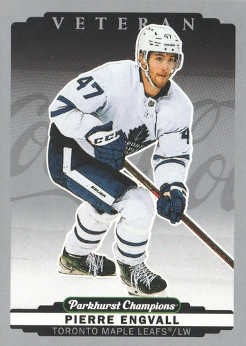 #63 Pierre Engvall - Toronto Maple Leafs - 2022-23 Parkhurst Champions - Silver Hockey