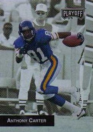 #63 Anthony Carter - Minnesota Vikings - 1993 Playoff Football