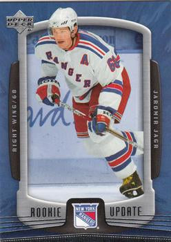 #63 Jaromir Jagr - New York Rangers - 2005-06 Upper Deck Rookie Update Hockey